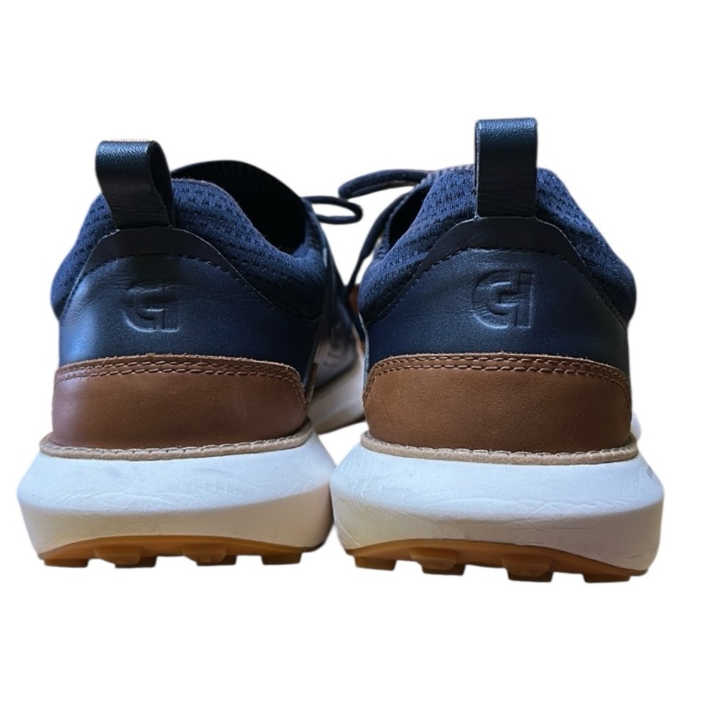 Cole Haan Men’s Grand Motion Woven Stitchlite 2 Navy Tan Ivory Sz 11.5M - Picture 5 of 12